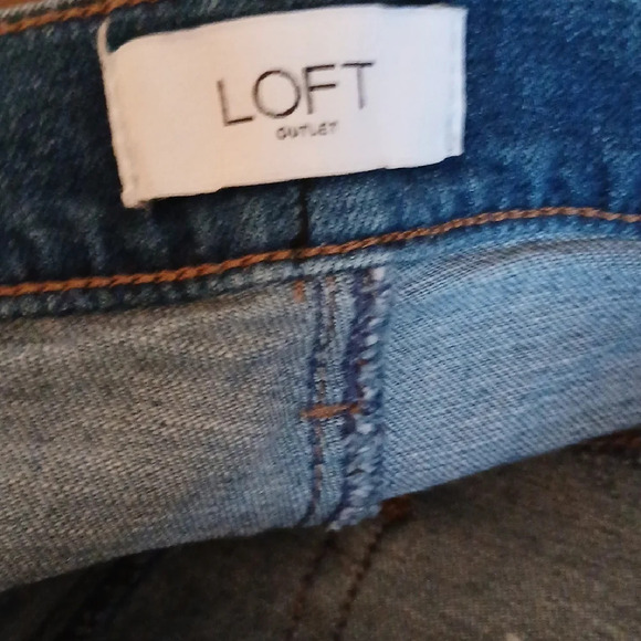 LOFT jeans High rise straight women's size 4 - Picture 2 of 5